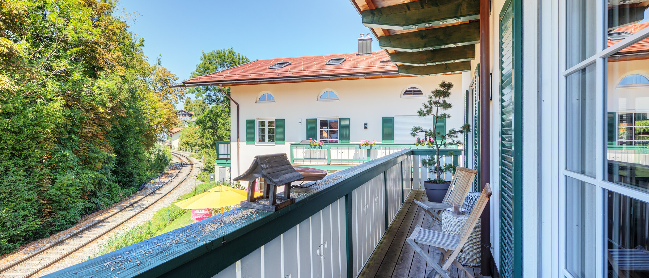 квартира Gmund am Tegernsee 02 1-я балкон 14984