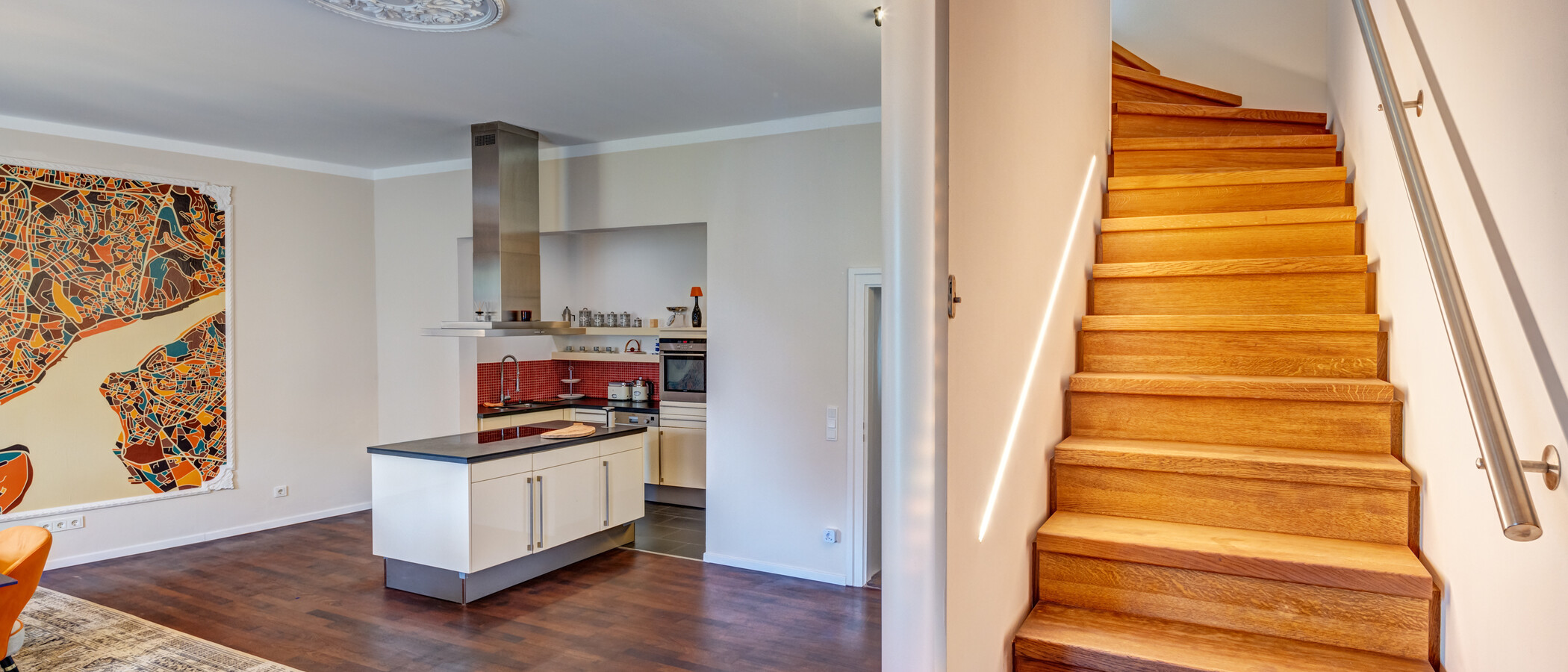 двухэтажная квартира München Ludwigsvorstadt 04 коридор 14989