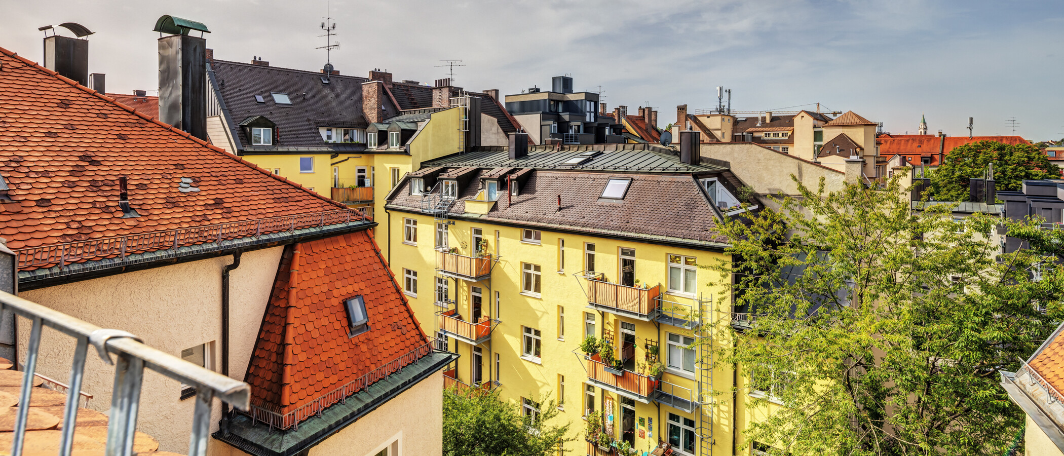 двухэтажная квартира München Ludwigsvorstadt 01 вид из окна 14989