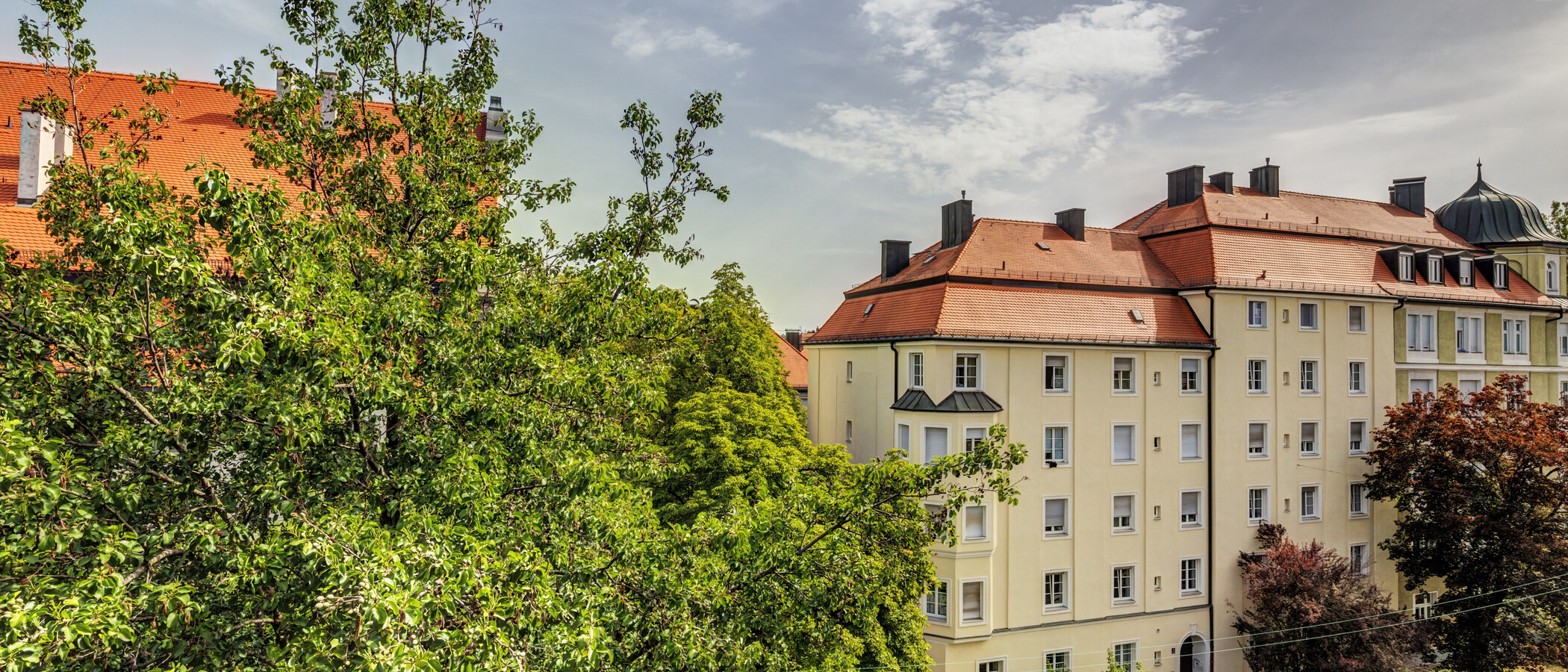 двухэтажная квартира München Ludwigsvorstadt 04 вид из окна 14989