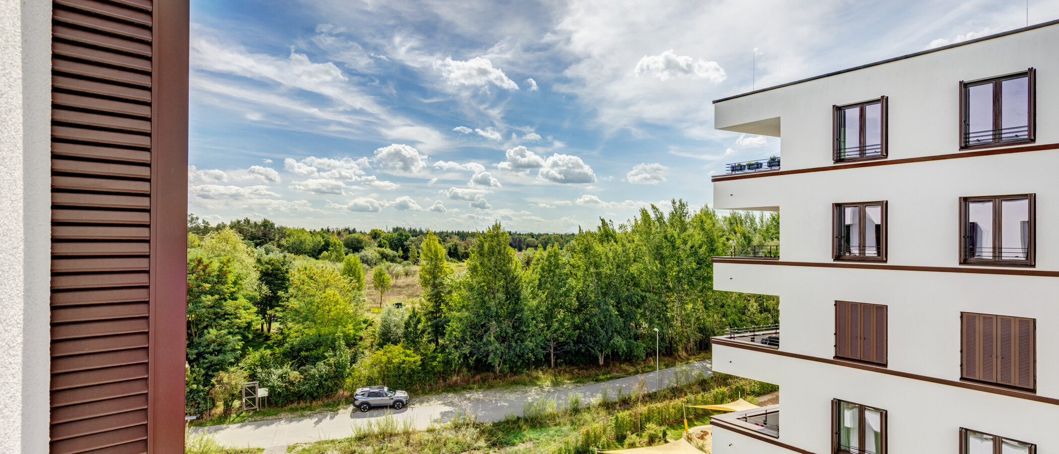 квартира München Neuperlach 01 вид из окна 14991