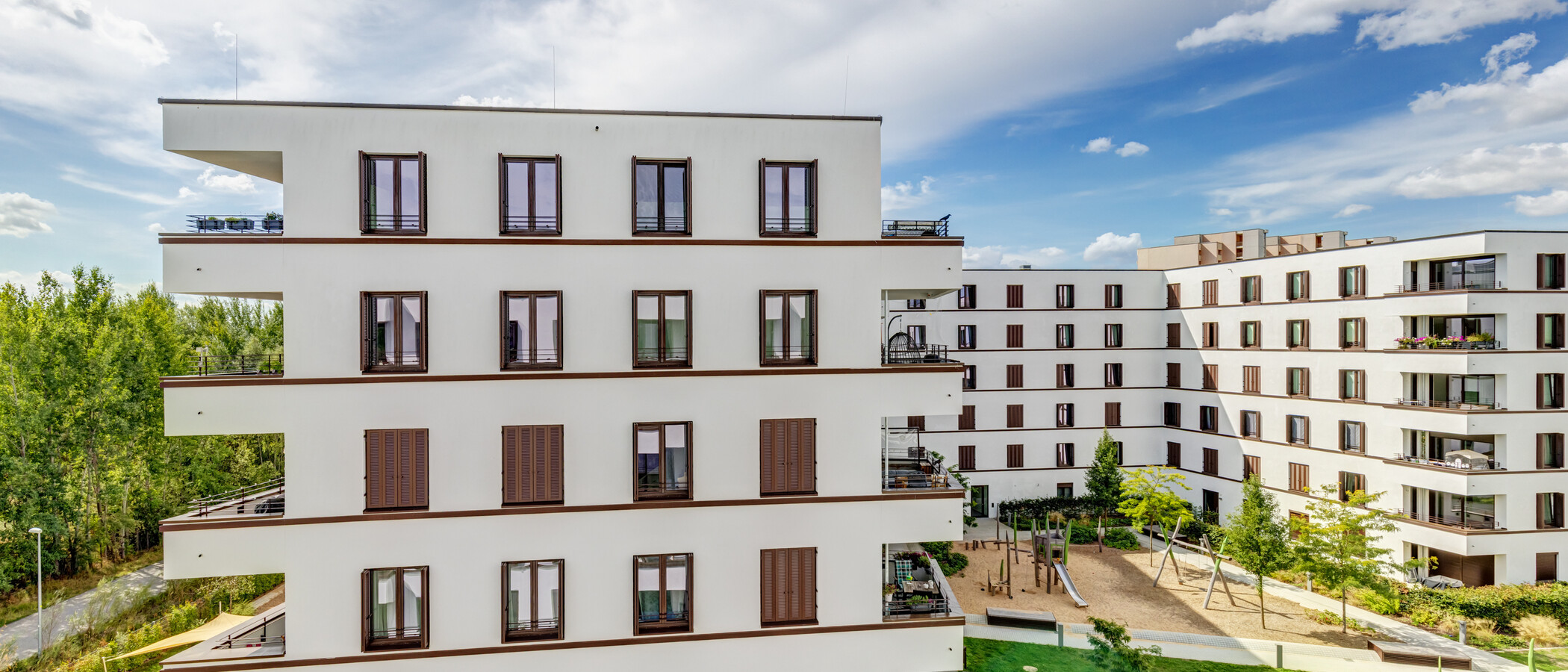 квартира München Neuperlach 02 вид из окна 14991