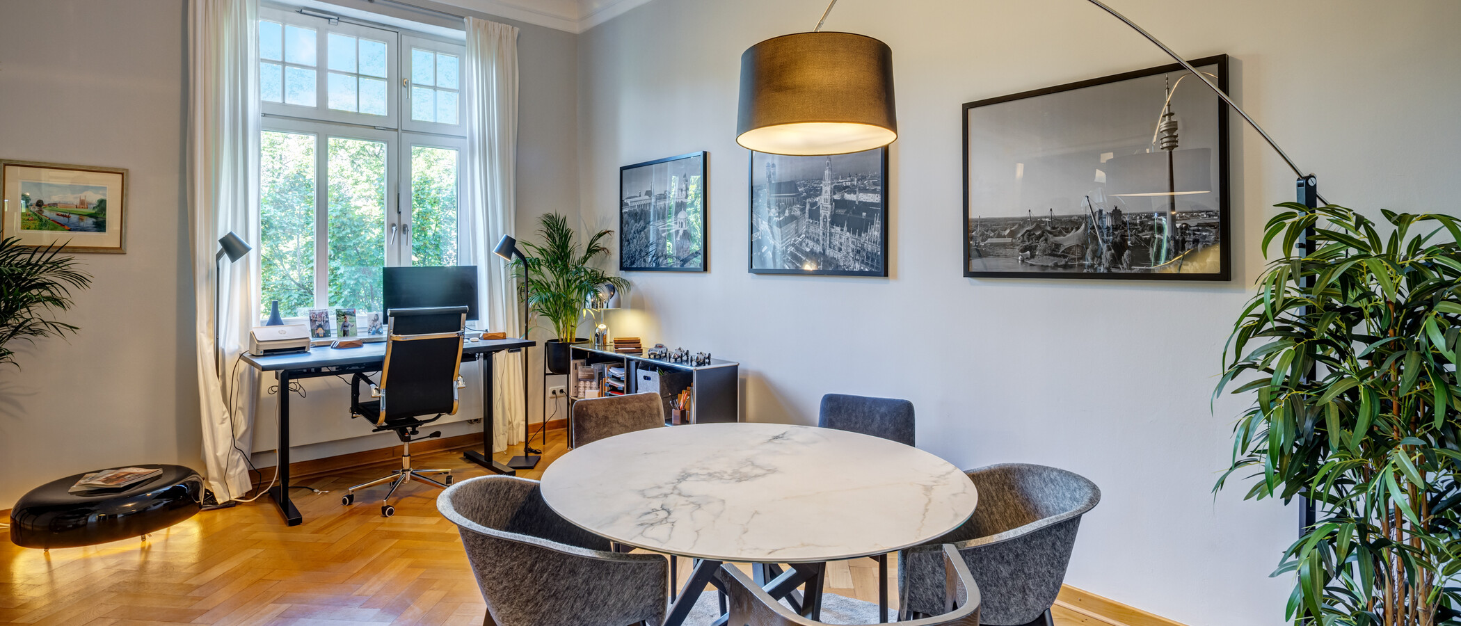 квартира München Altbogenhausen 01 рабочий кабинет 14997
