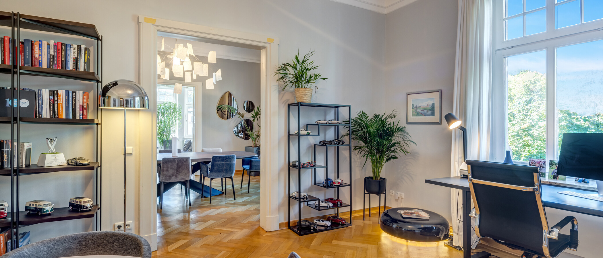 квартира München Altbogenhausen 02 рабочий кабинет 14997