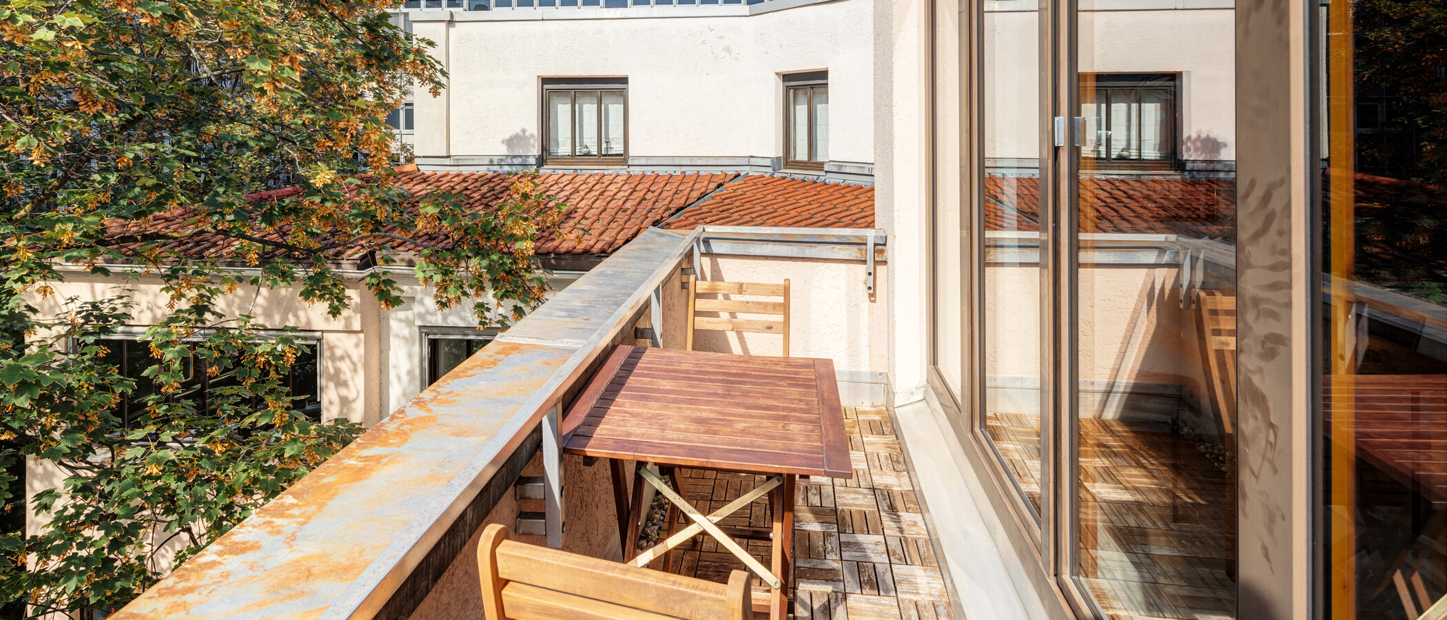 квартира München Maxvorstadt 02 терраса с крышей 15001