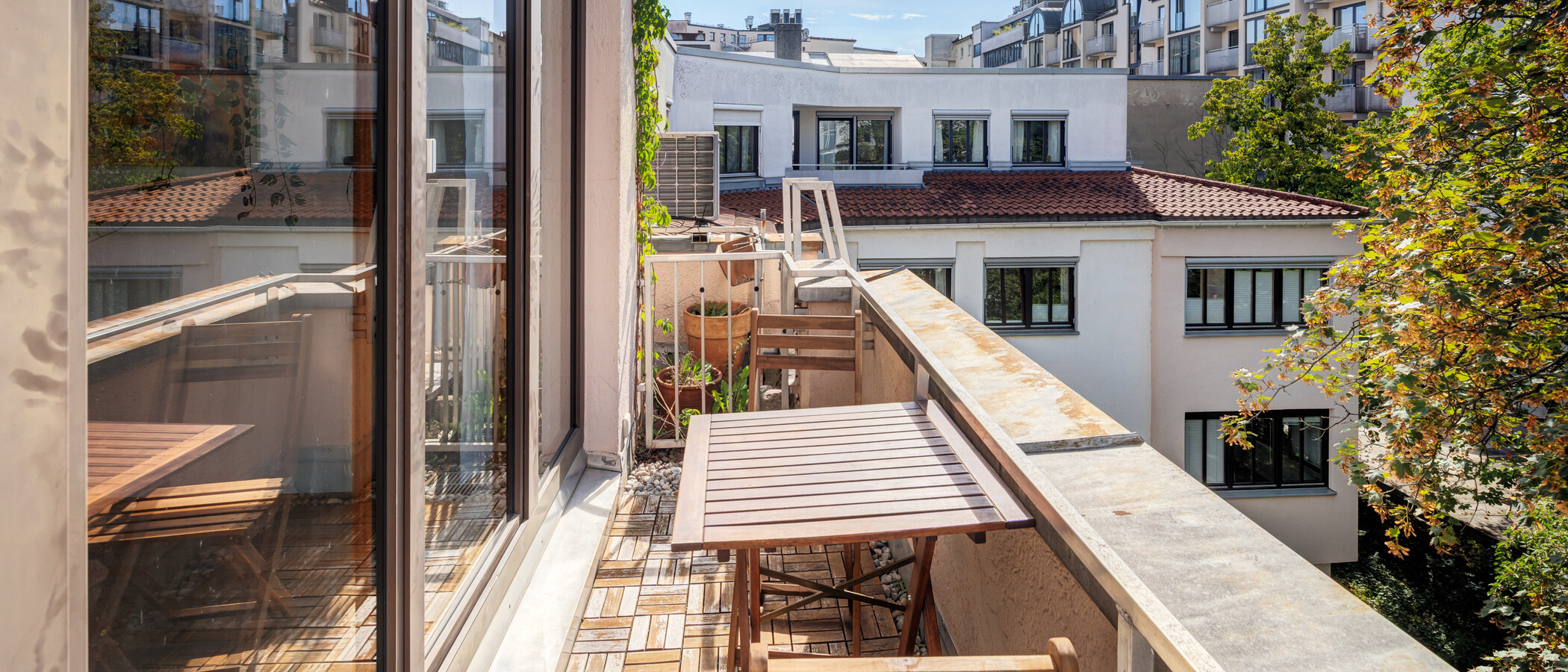 квартира München Maxvorstadt 03 терраса с крышей 15001