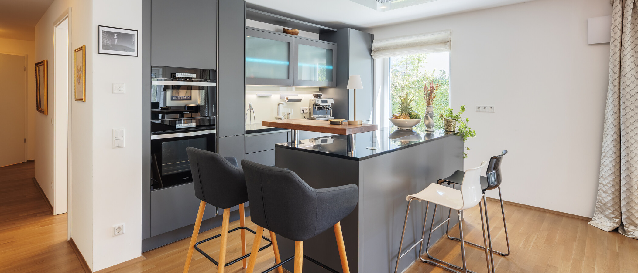 квартира с садом München Trudering 02 кухня 15002
