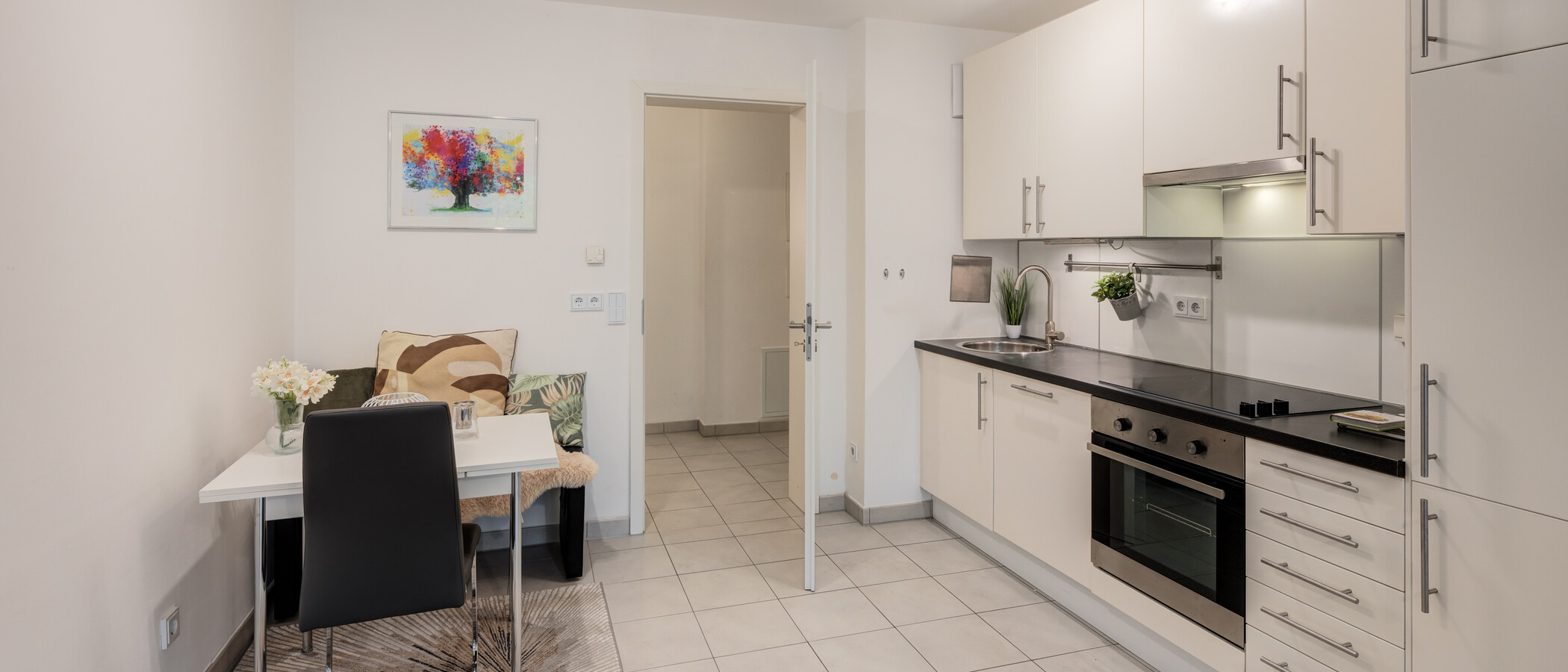 квартира München Neuhausen 02 кухня 15009