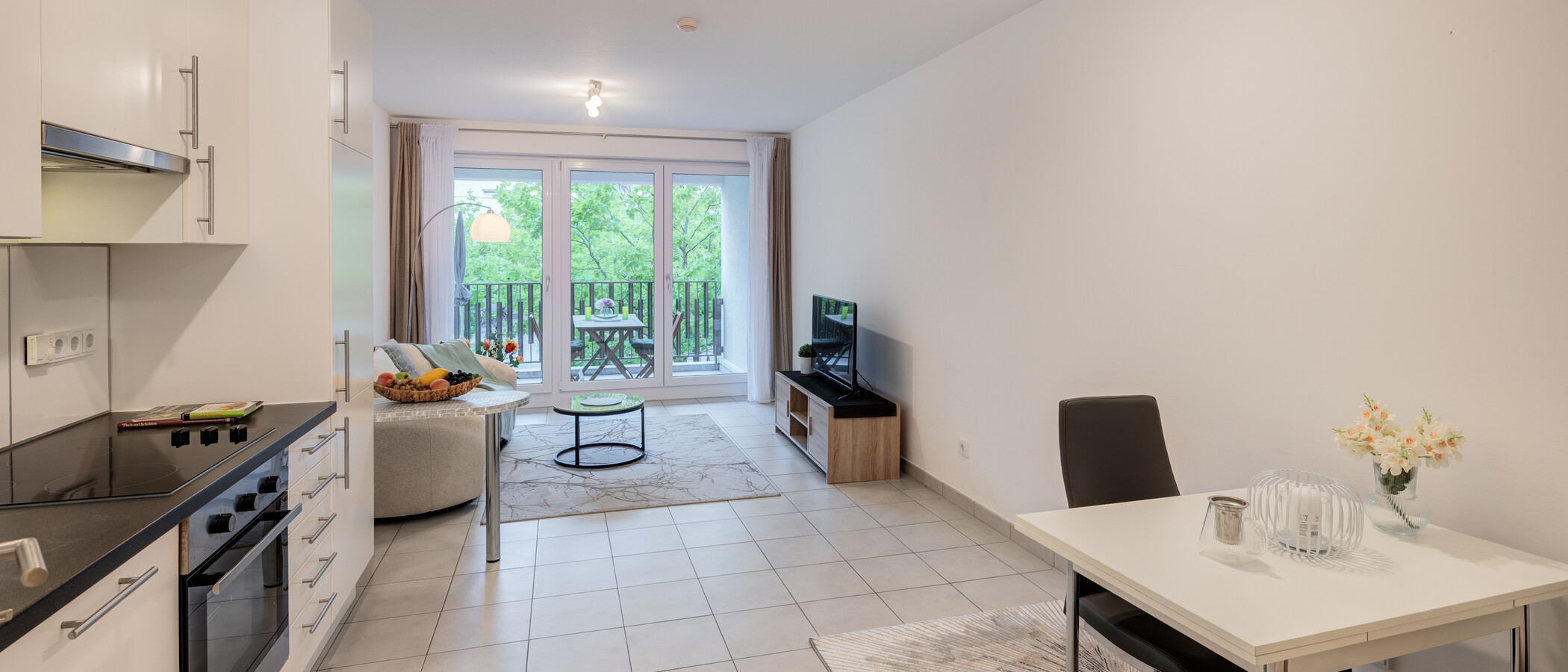 квартира München Neuhausen 02 жилое пространство 15009
