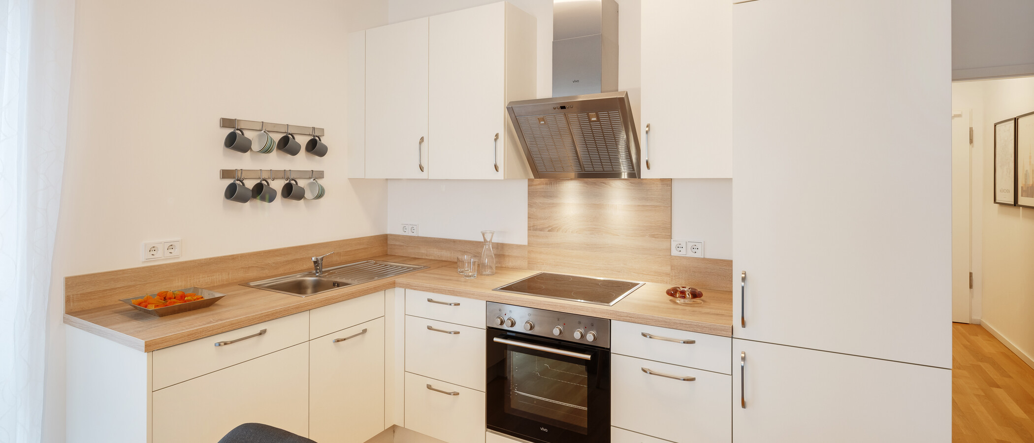 квартира München Neuhausen 01 кухня 15011