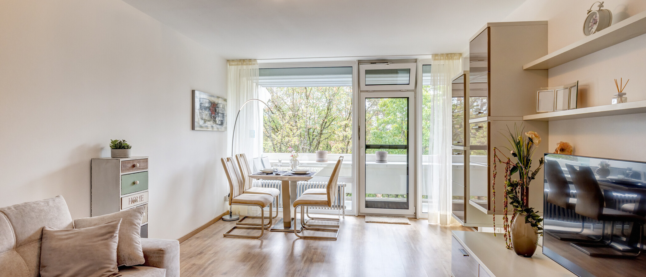 квартира München Neuperlach 01 жилое пространство 15020