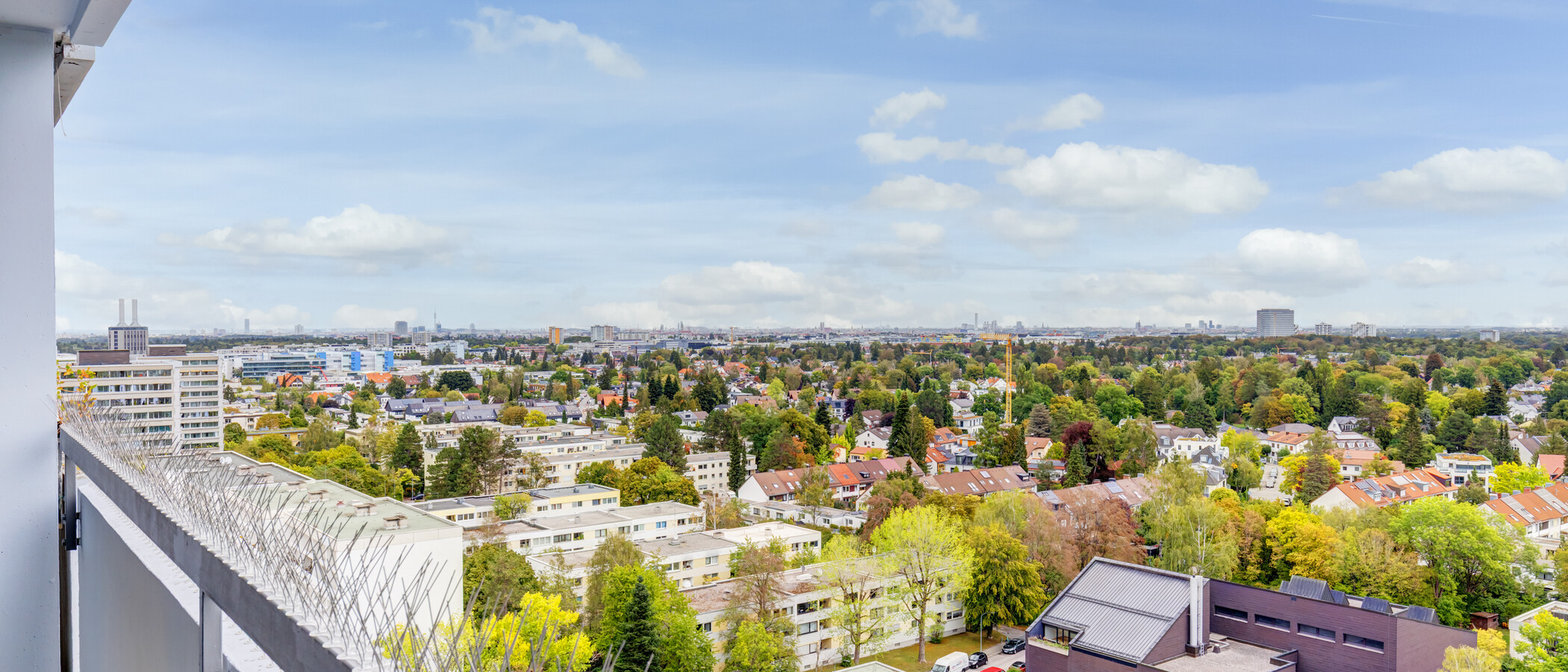 квартира München Parkstadt Solln 02 вид из окна 15024