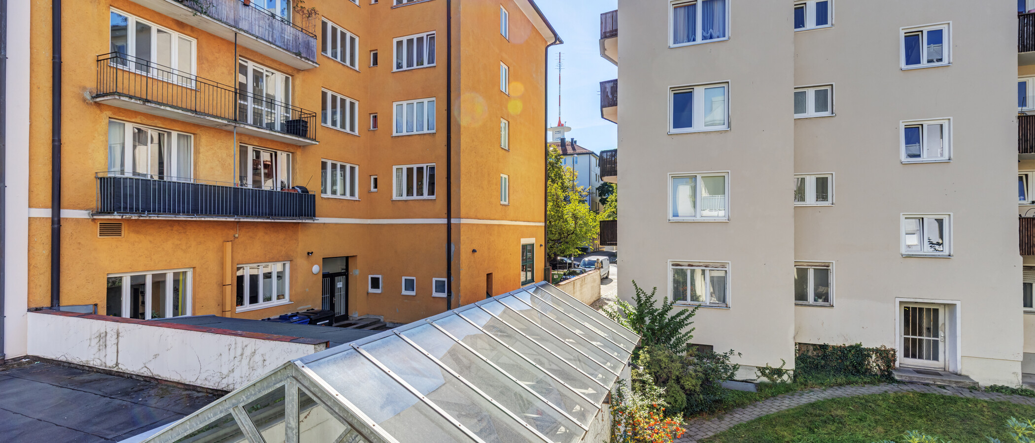 квартира München Maxvorstadt - Westen 02 вид из окна 15027