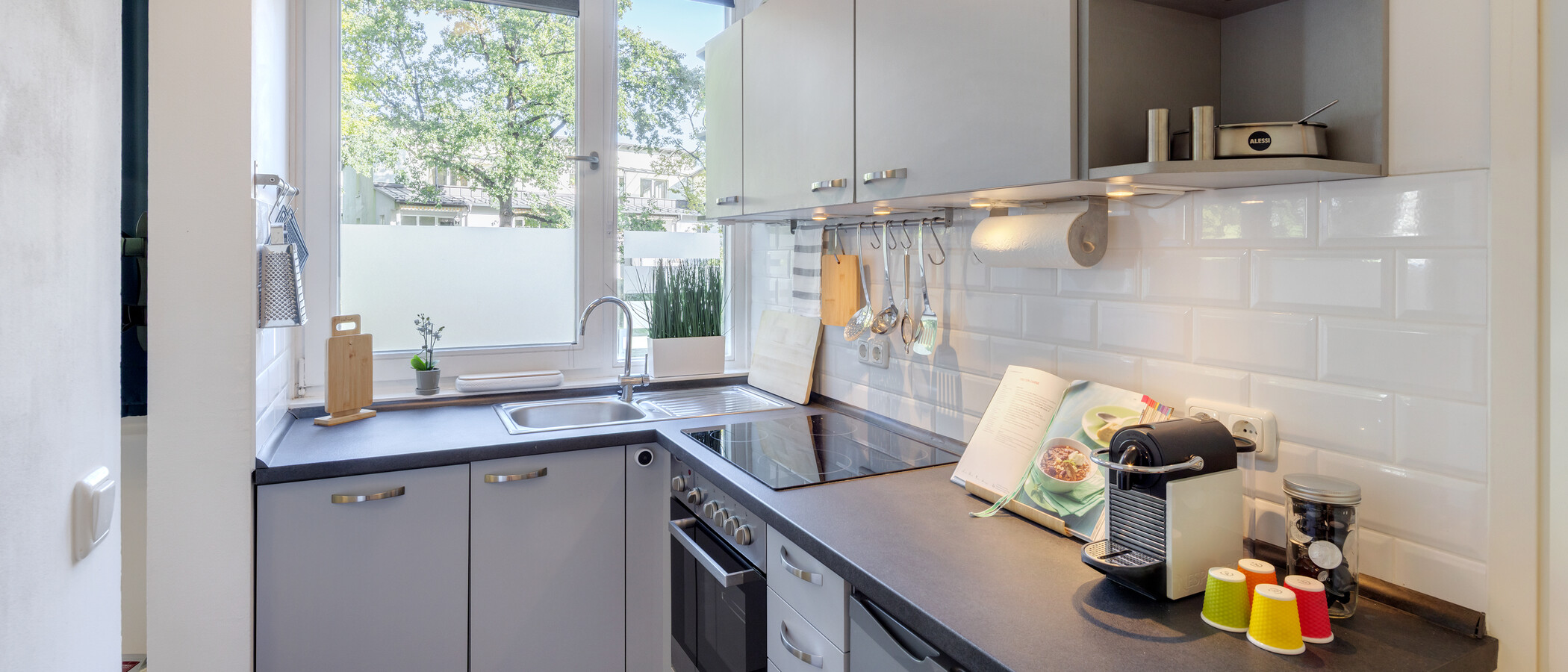 квартира München Obersendling 01 кухня 15030