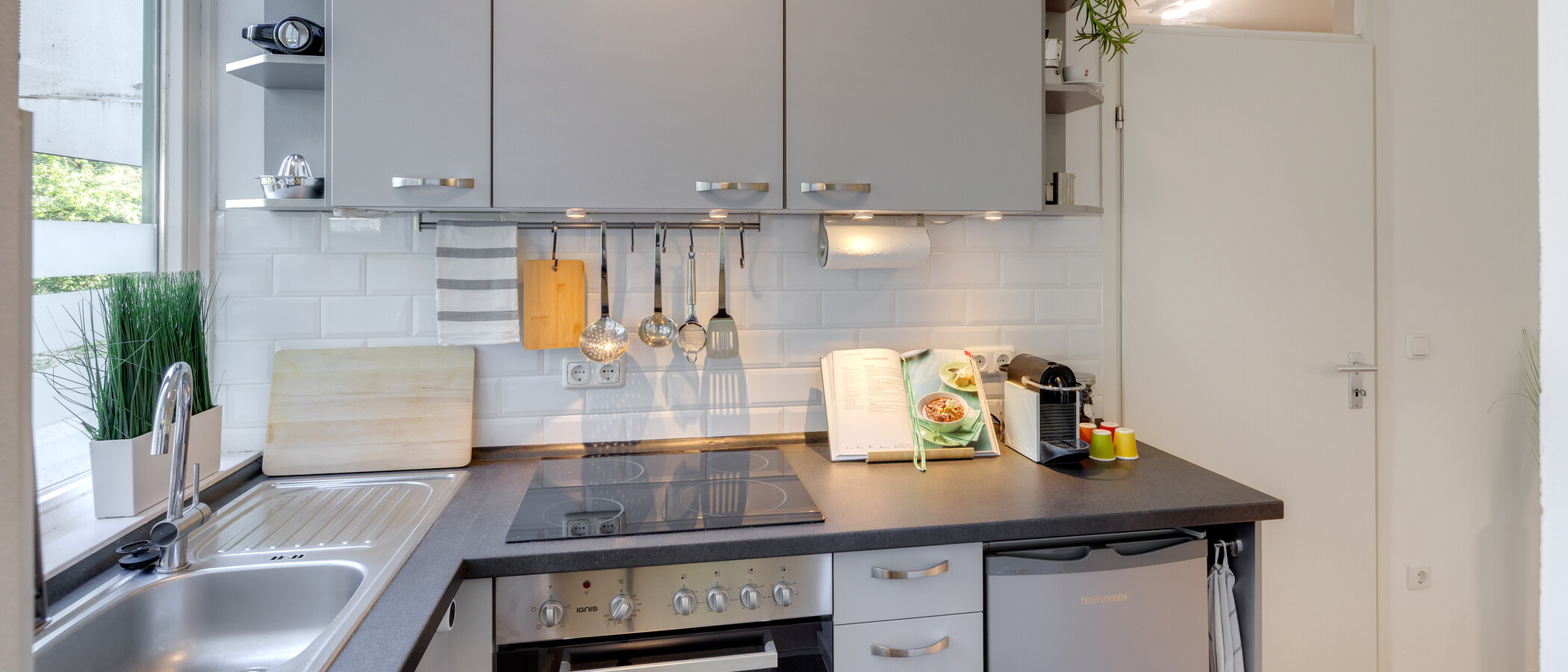 квартира München Obersendling 02 кухня 15030