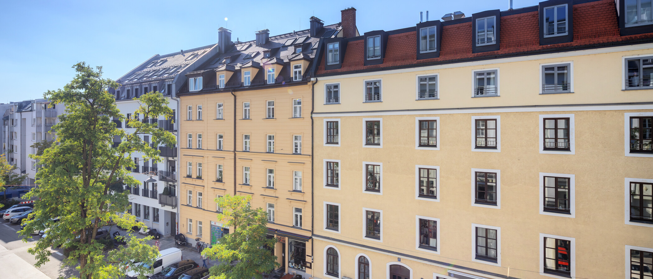 квартира München Isarvorstadt 01 вид из окна 15035