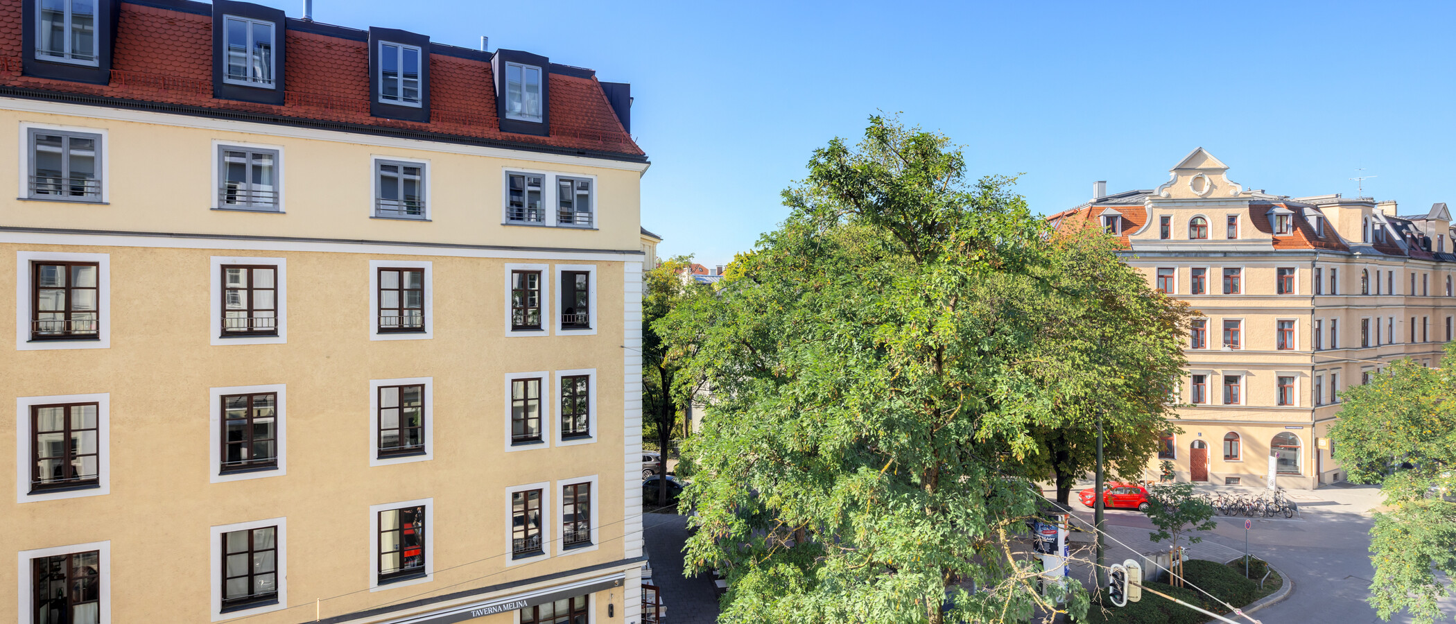квартира München Isarvorstadt 02 вид из окна 15035