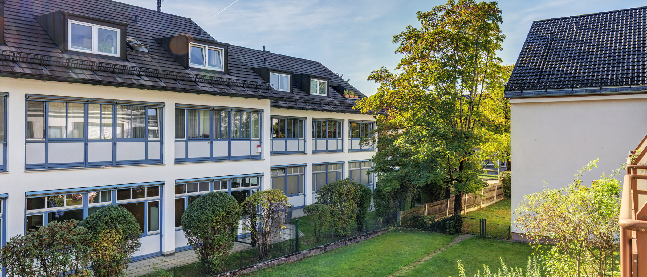 квартира München Waldtrudering 02 вид из окна 15036