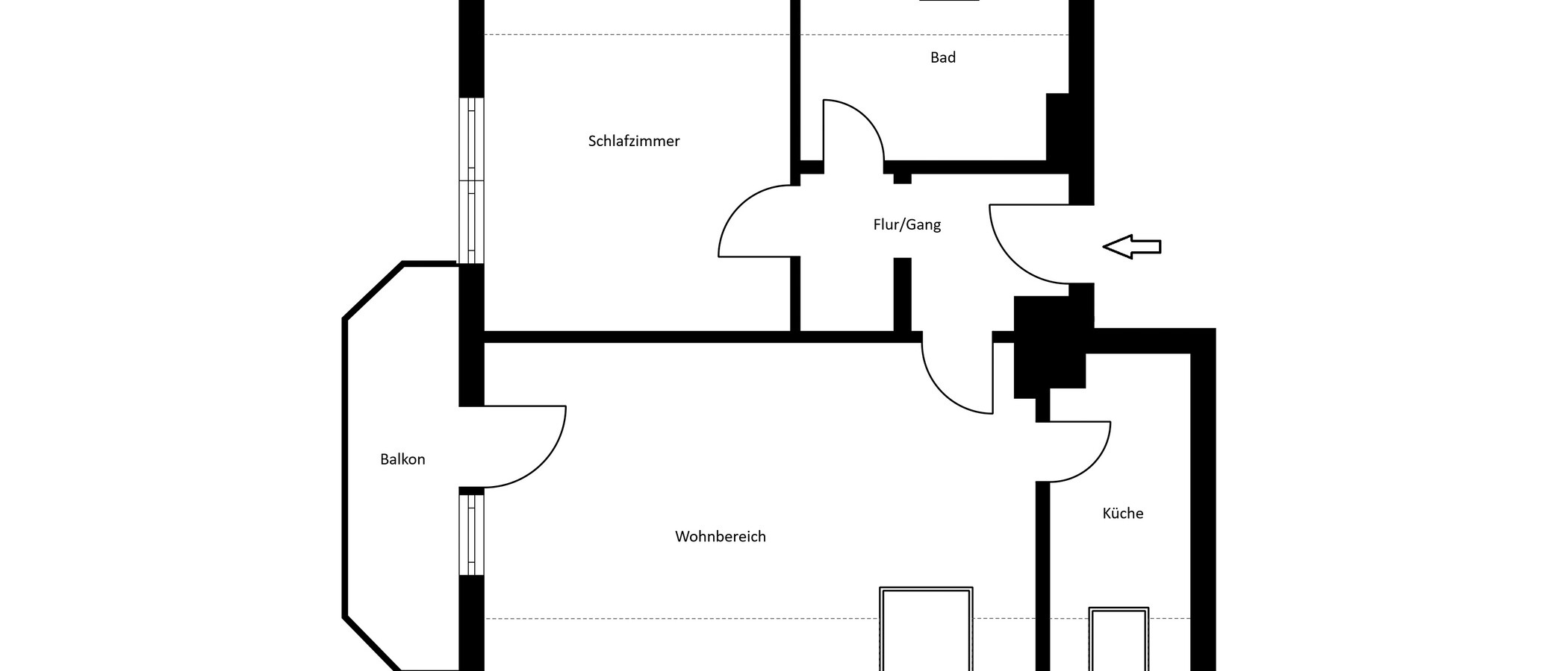 мансардная квартира München Solln 01 план этажа 15038