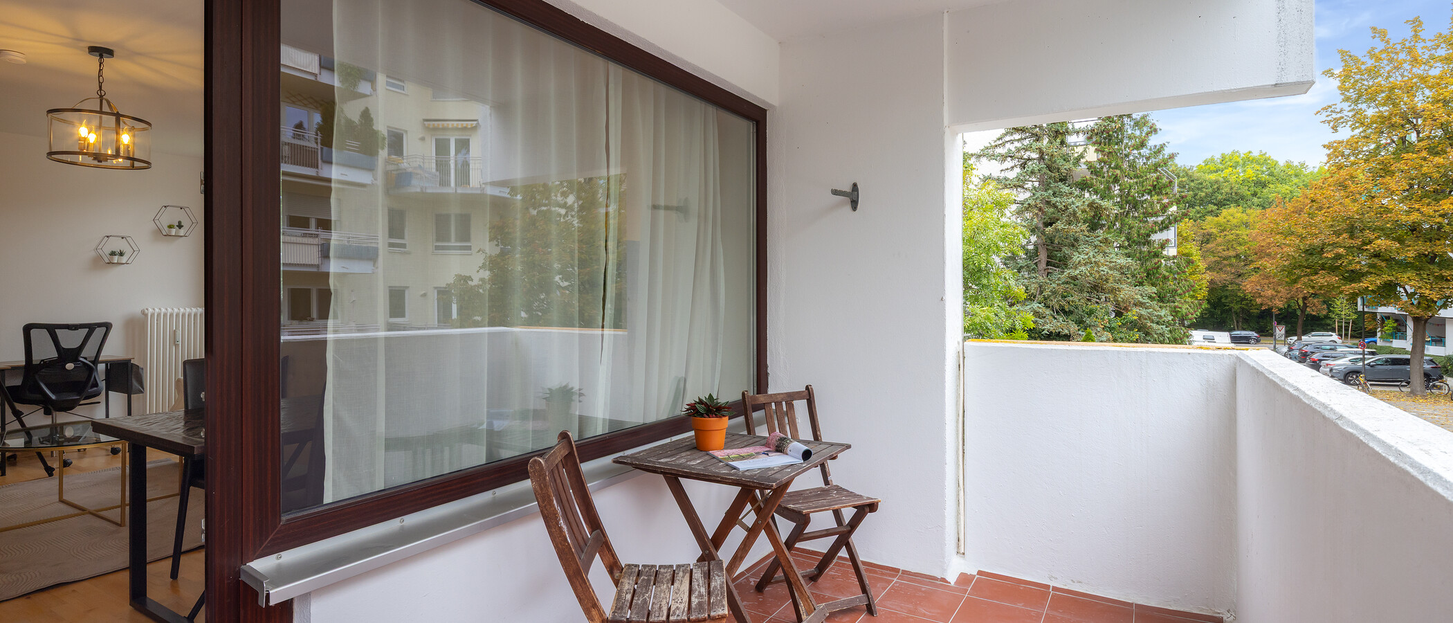 квартира München Schwabing-West 01 балкон 15039