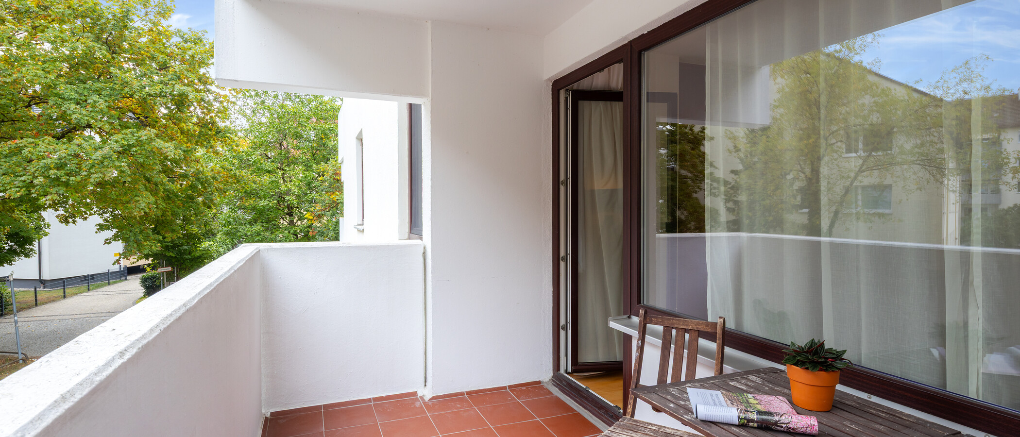 квартира München Schwabing-West 02 балкон 15039