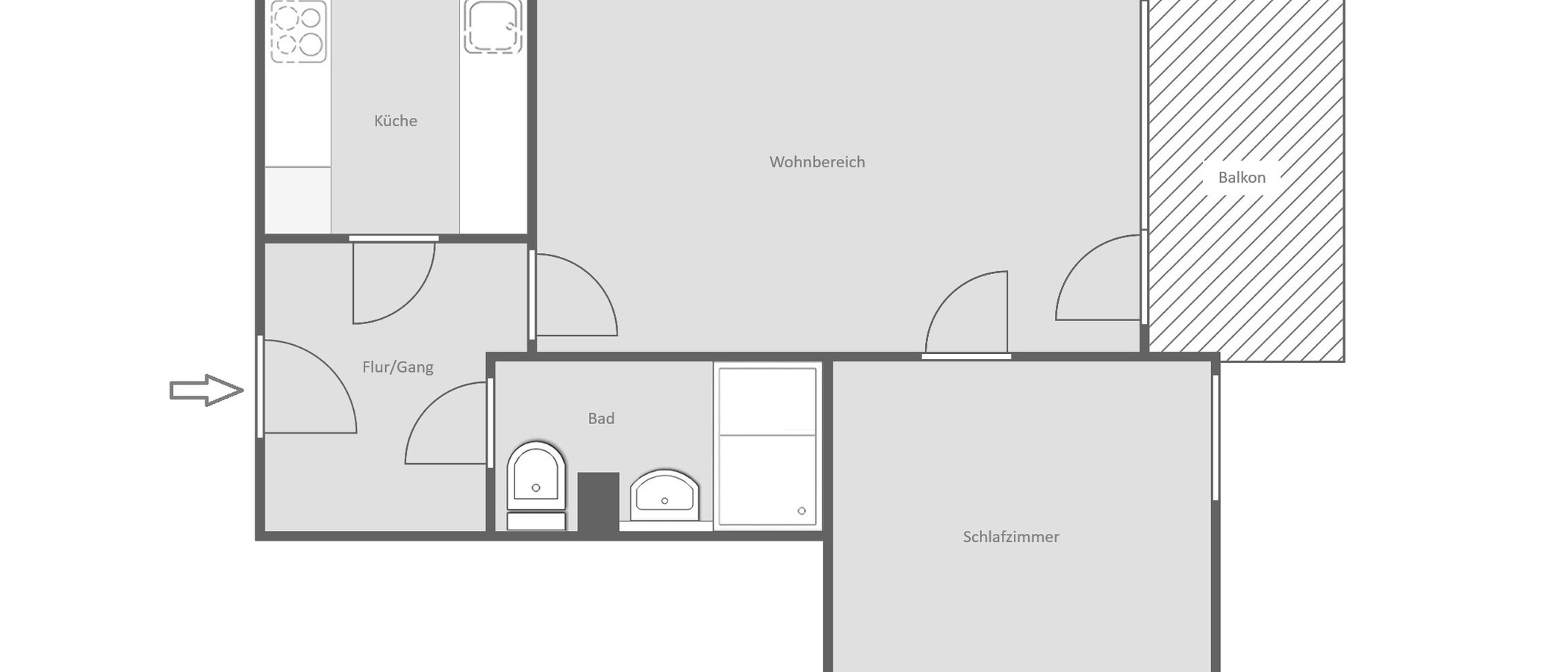 квартира München Schwabing-West 01 план этажа 15039