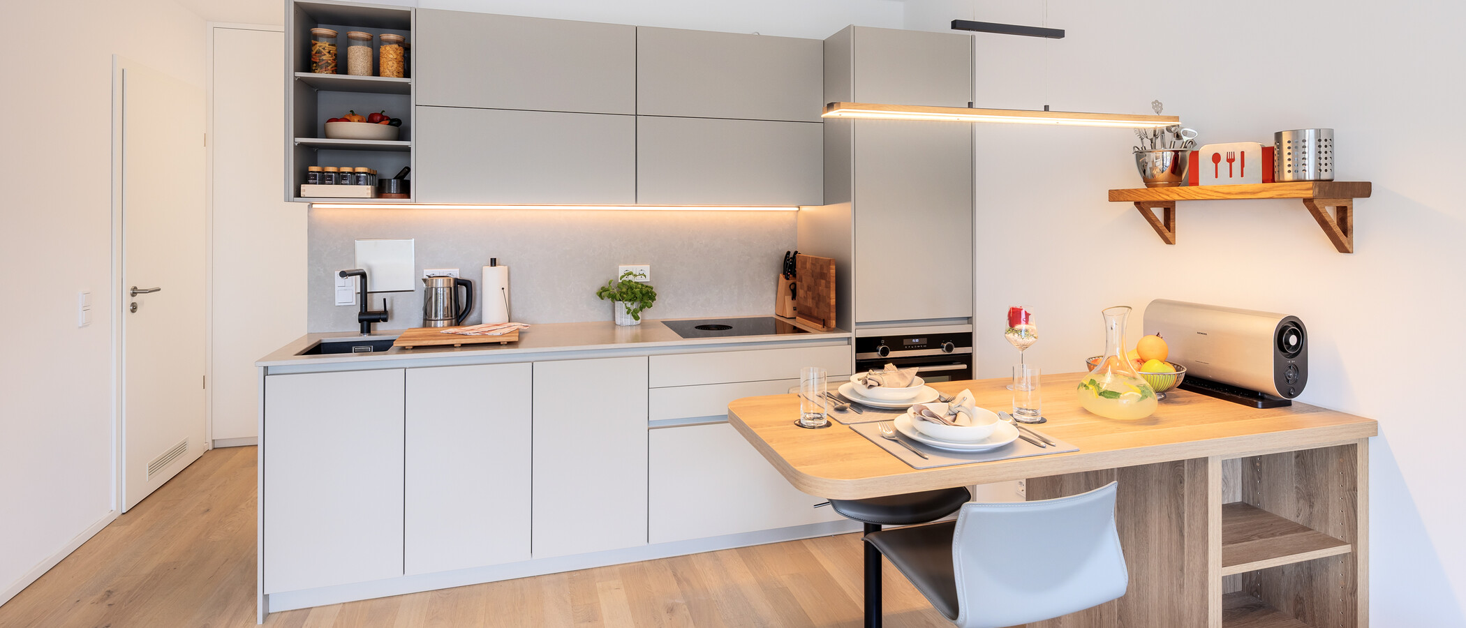 квартира München Neuperlach 01 кухня 15040