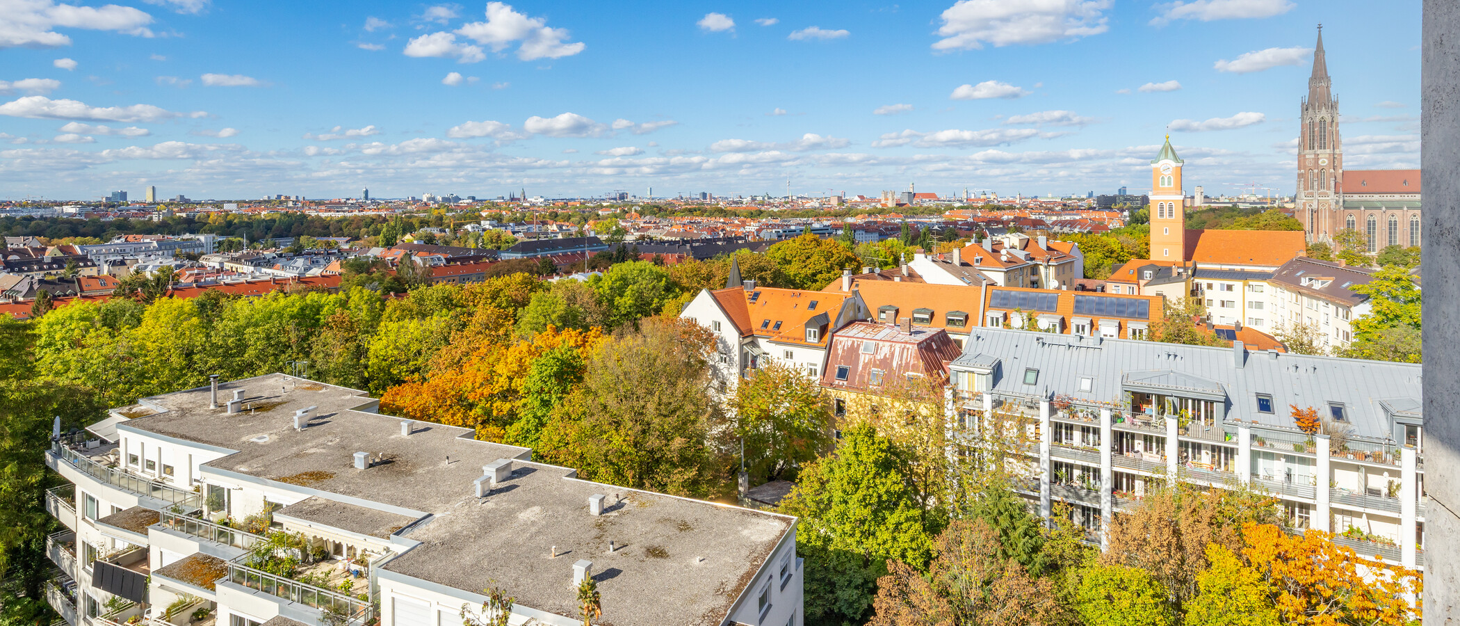квартира München Obergiesing 03 вид из окна 15043