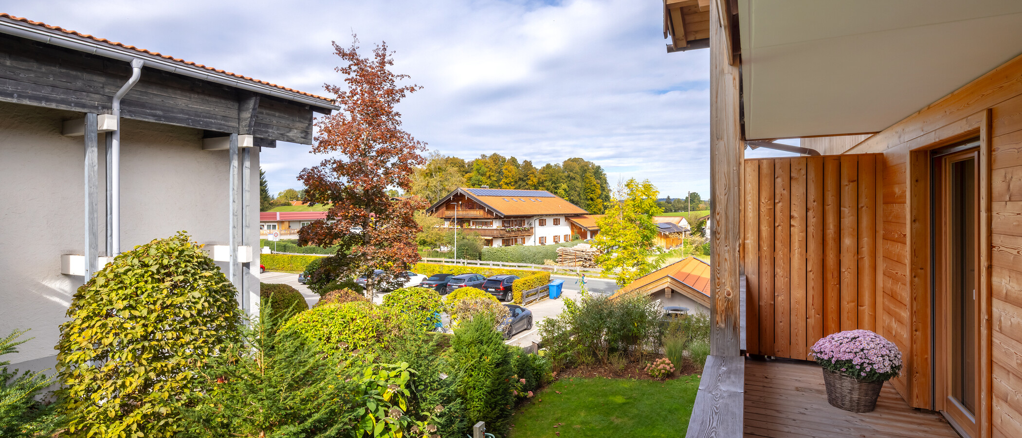 квартира Gmund am Tegernsee 02 вид из окна 15045