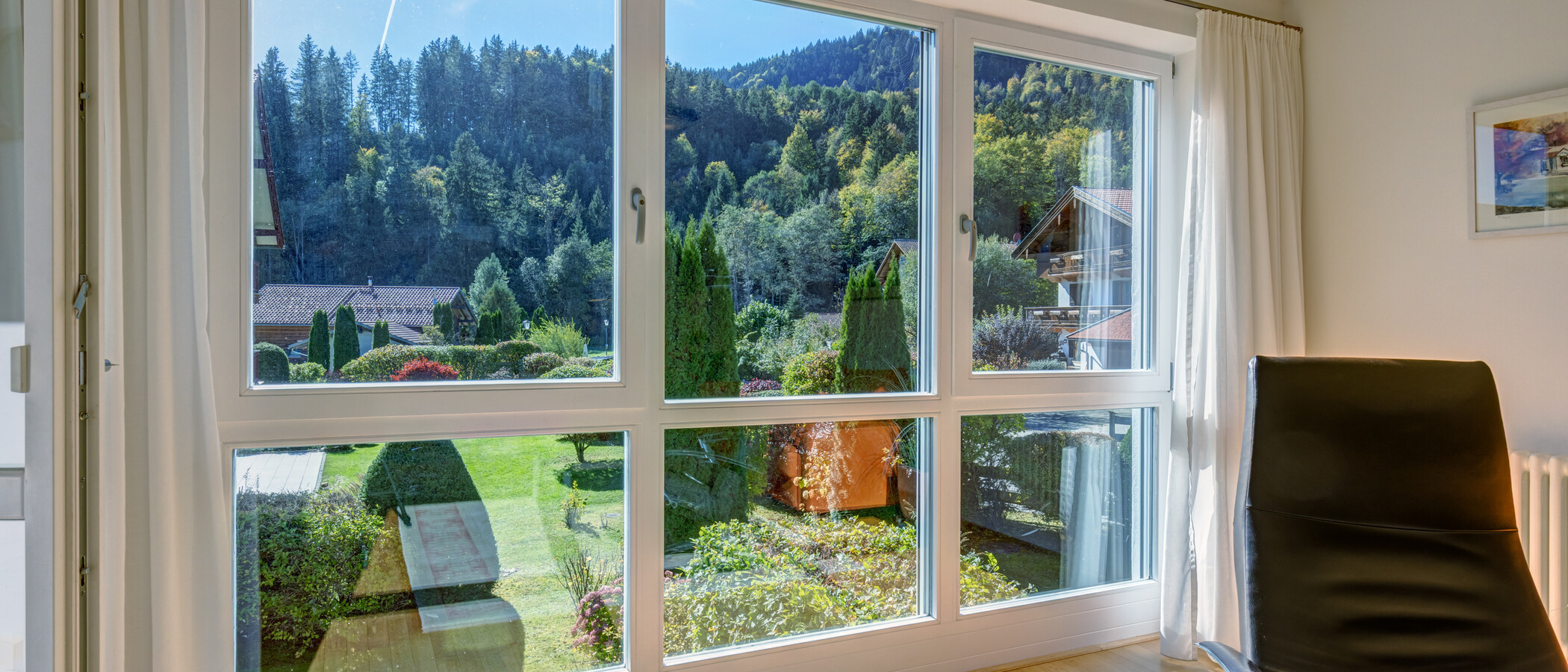 квартира Bad Wiessee 01 вид из окна 15048