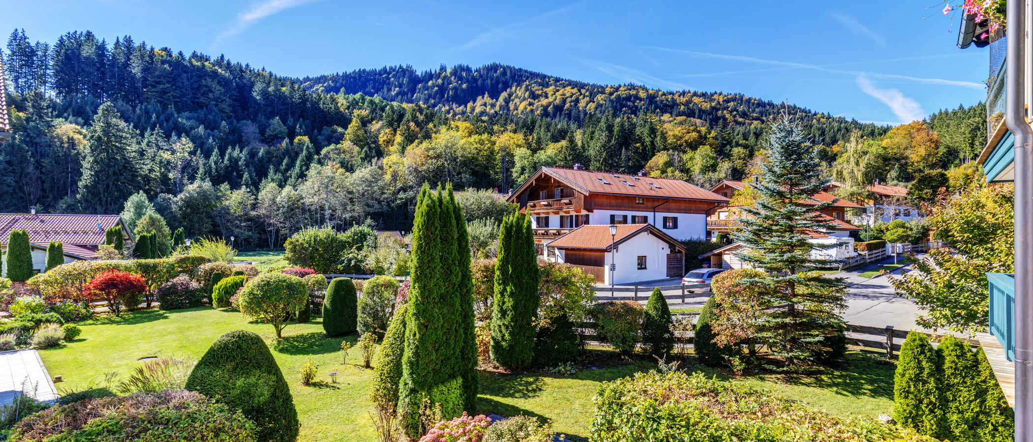 квартира Bad Wiessee 02 вид из окна 15048