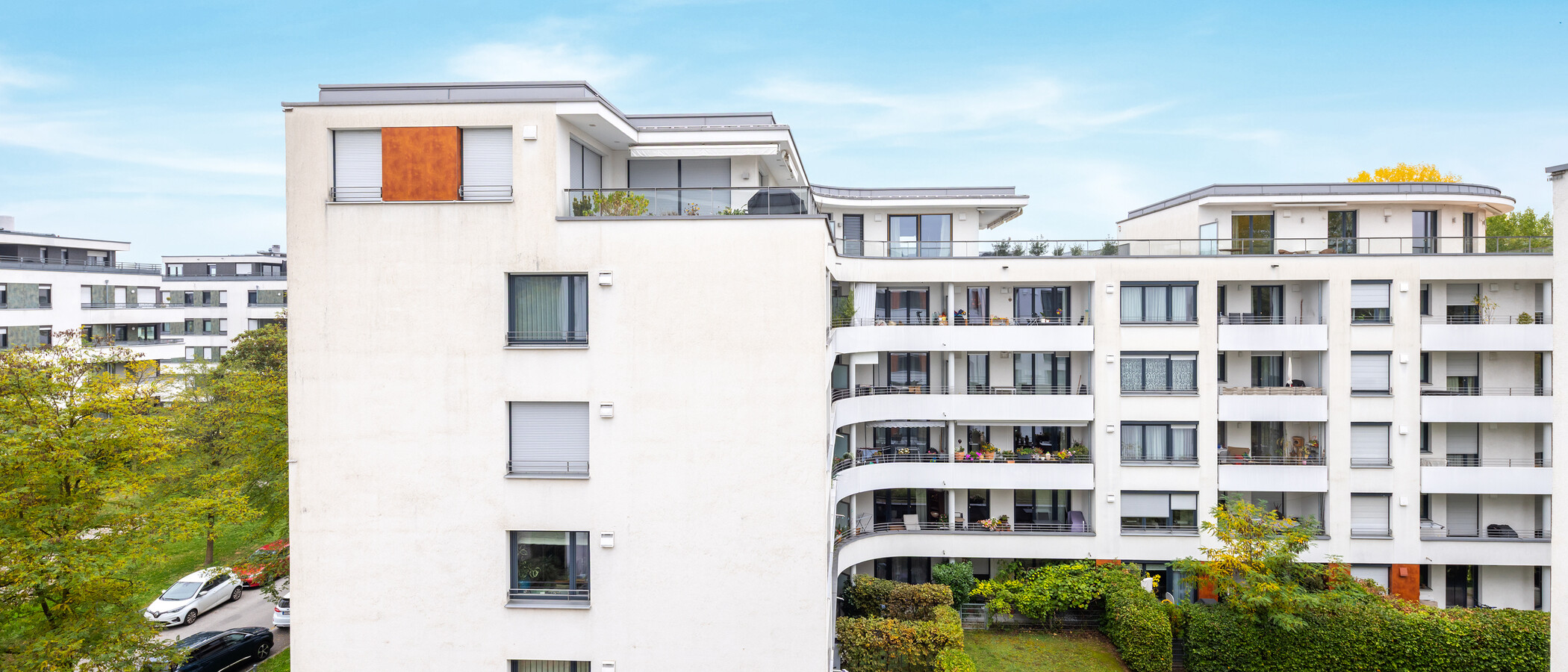 квартира München Parkstadt Schwabing 03 вид из окна 15052