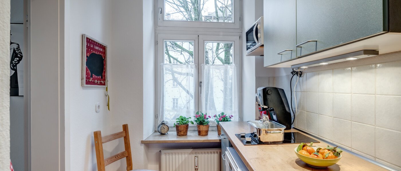 квартира München Neuhausen 01 кухня 1537