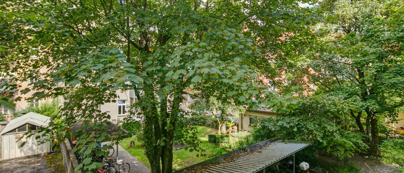 квартира München Neuhausen 02 вид из окна 1537