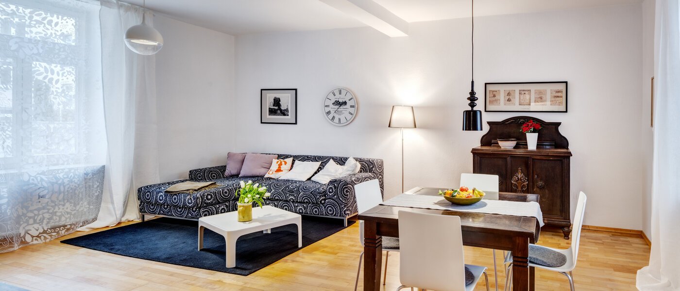 квартира München Neuhausen 01 гостиная 1537