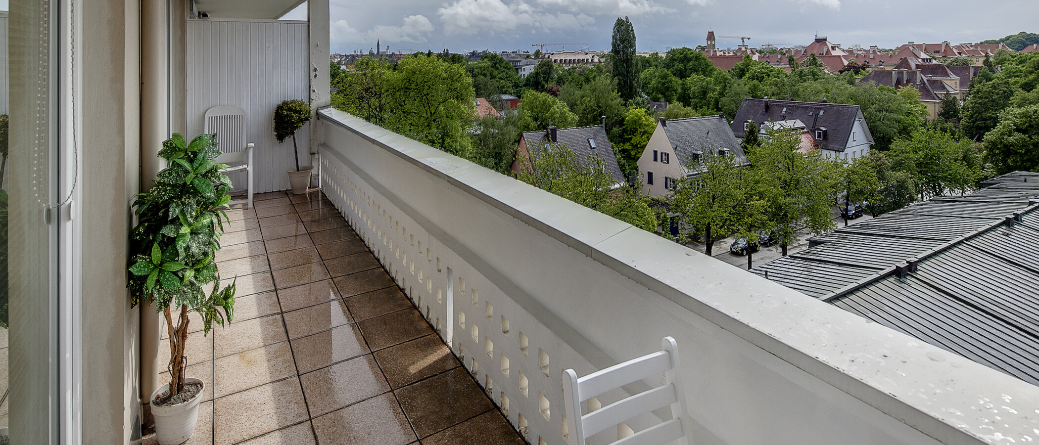 квартира München Schwabing-Nord (zw. Belgrad- & Leopoldstraße) 02 балкон 1541