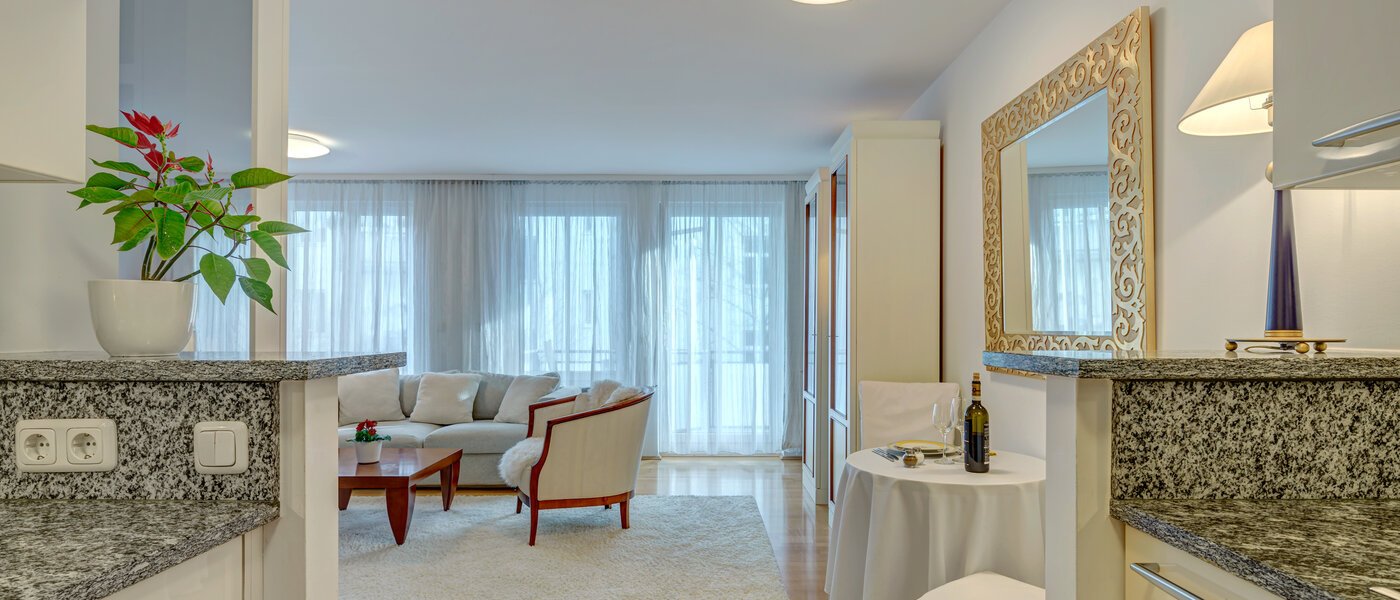 квартира München Lehel 04 кухня 1615