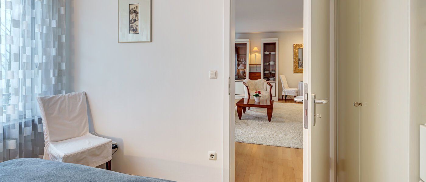 квартира München Lehel 03 спальная комната 1615