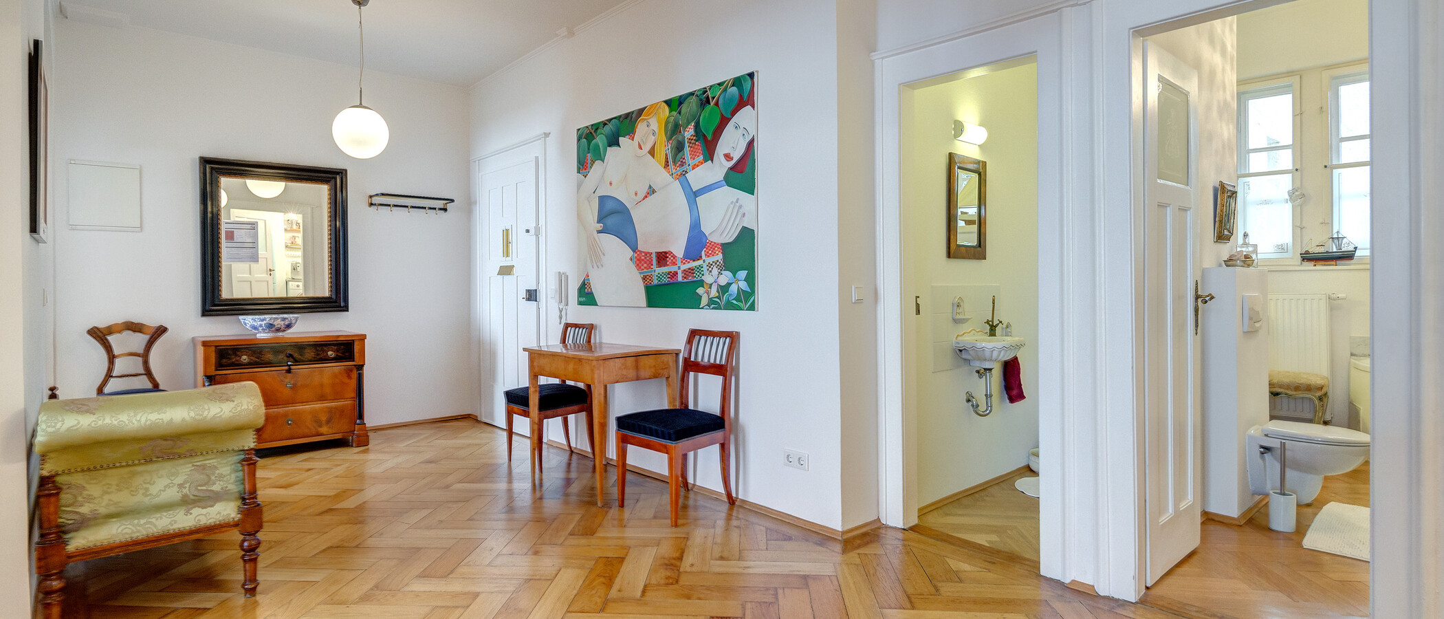 квартира München Schwabing (links der Leopoldstraße) 02 коридор 1624