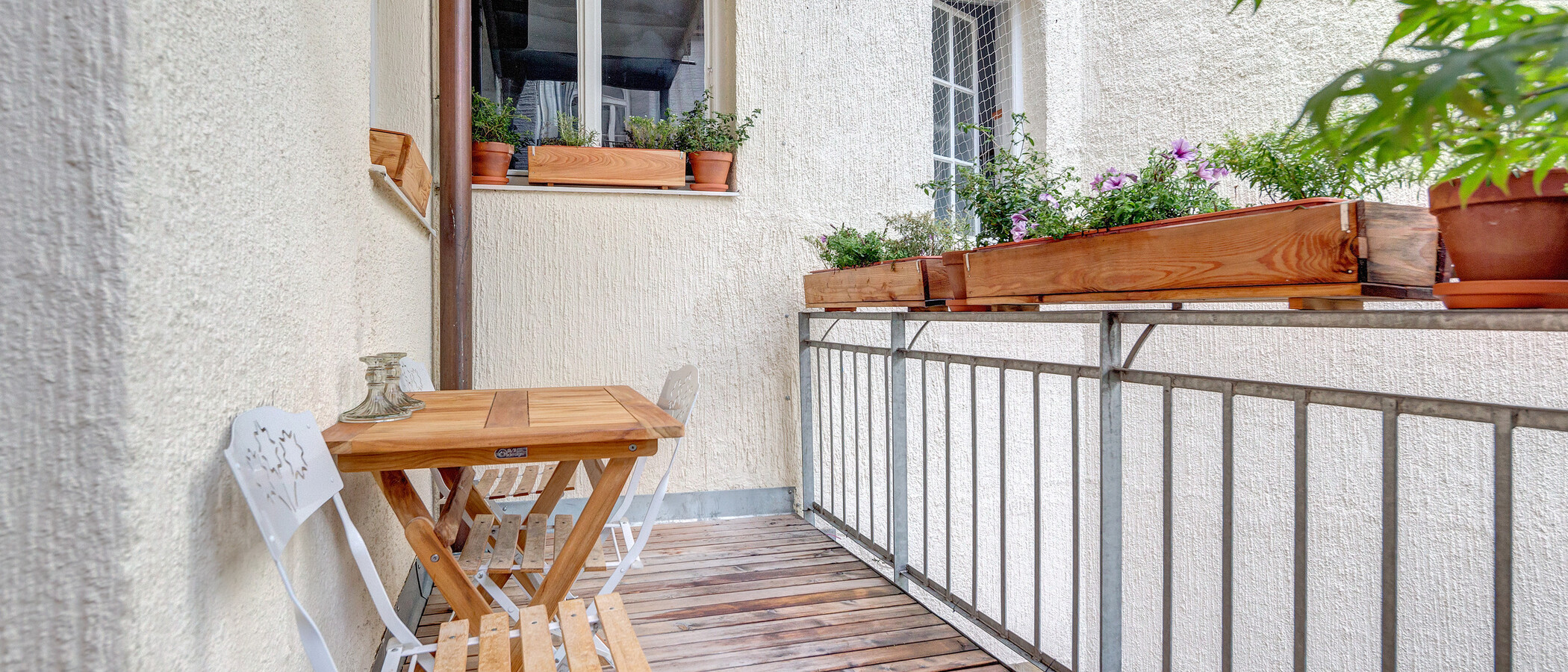 квартира München Schwabing (links der Leopoldstraße) 01 балкон 1624