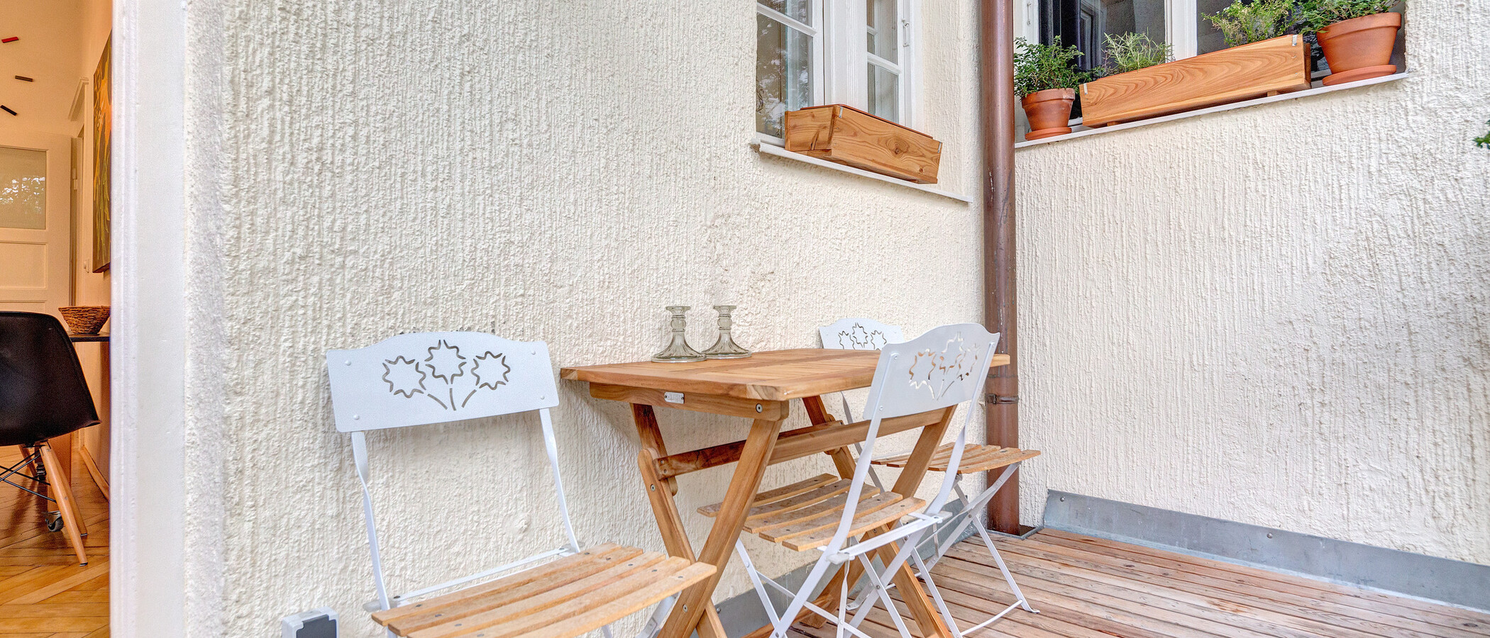 квартира München Schwabing (links der Leopoldstraße) 02 балкон 1624