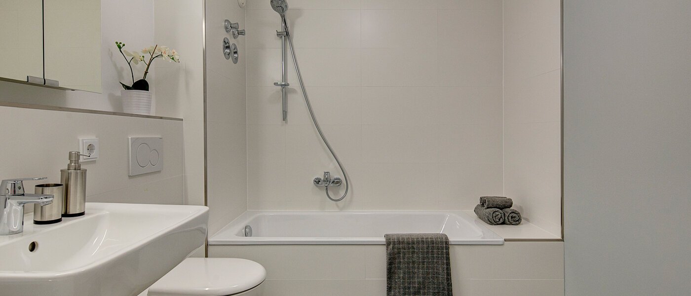 квартира München Altbogenhausen 01 ванная комната 1627