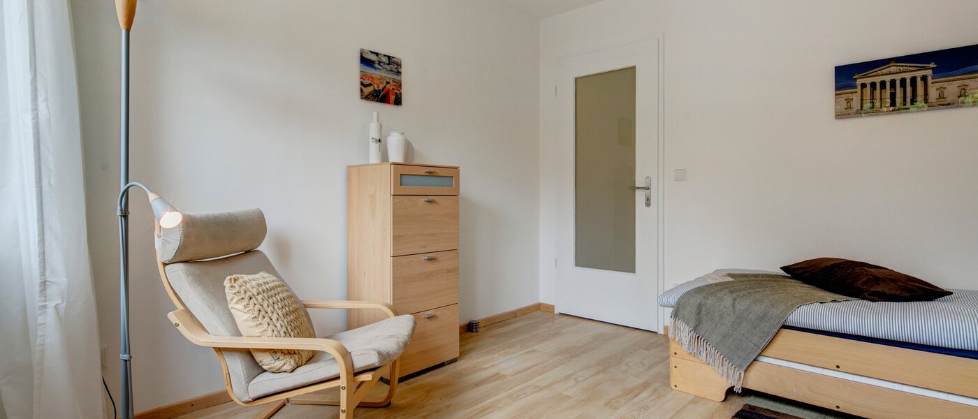 квартира München Altbogenhausen 03 2-я спальная комната 1627