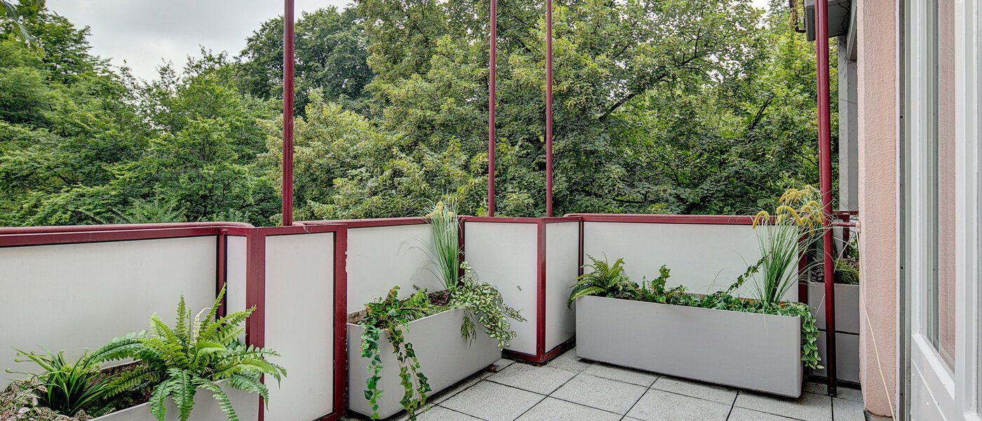 квартира München Altbogenhausen 02 2-ой балкон 1627