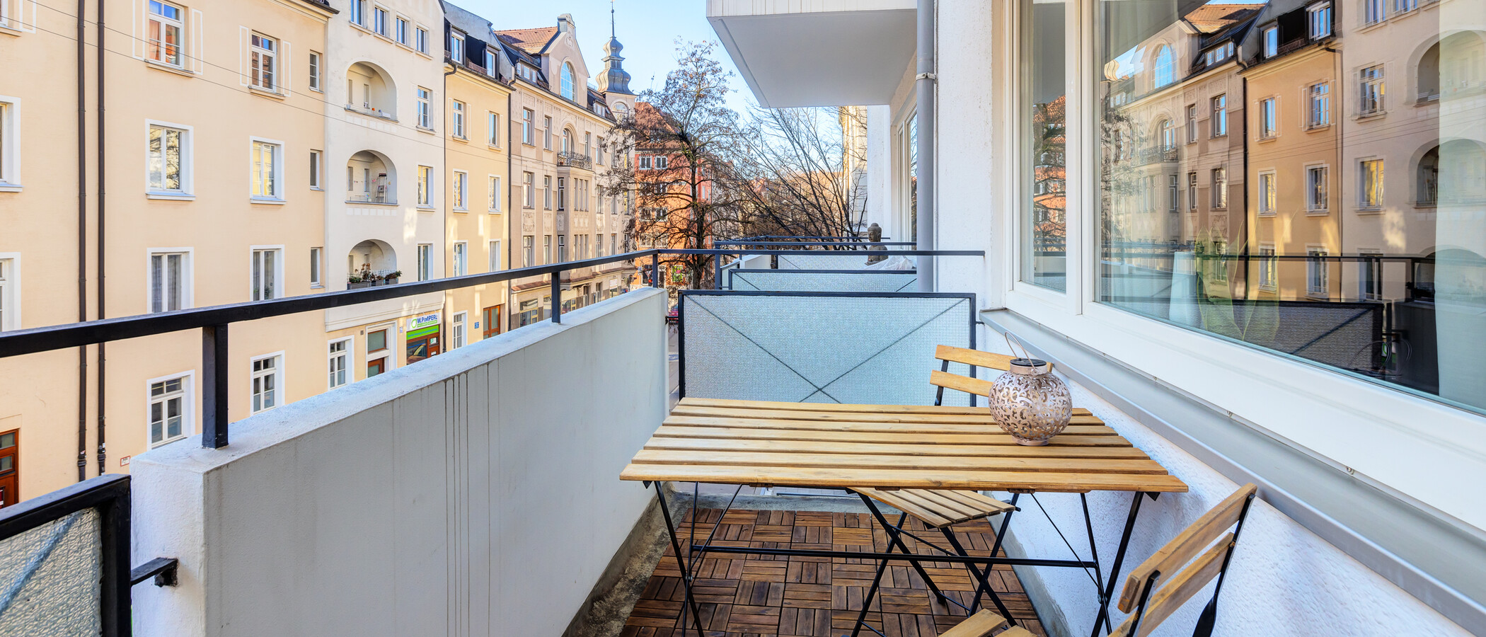 квартира München Schwabing (links der Leopoldstraße) 01 балкон 1660