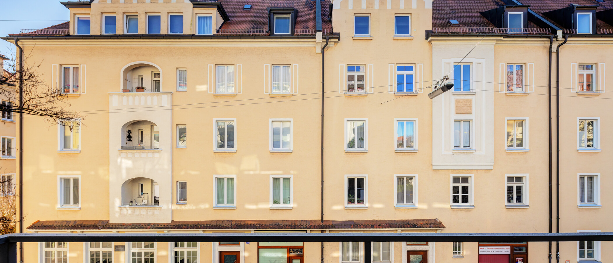 квартира München Schwabing (links der Leopoldstraße) 02 вид из окна 1660