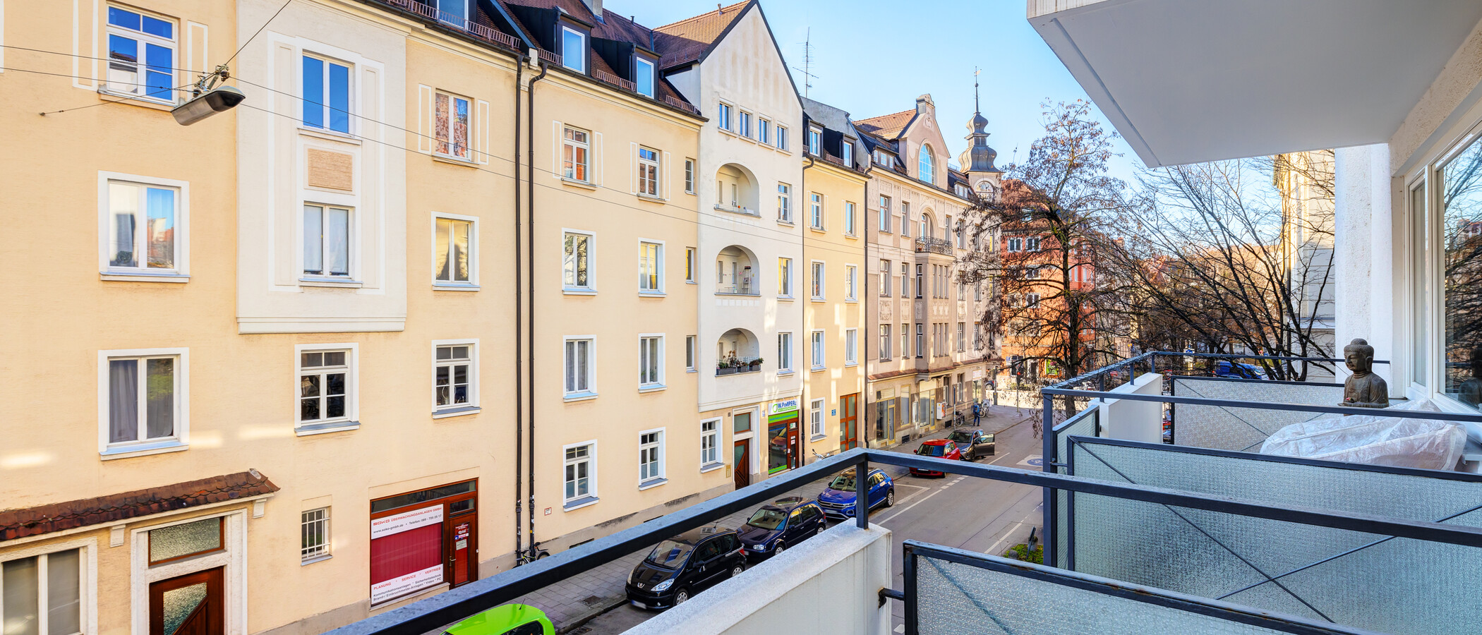 квартира München Schwabing (links der Leopoldstraße) 03 вид из окна 1660