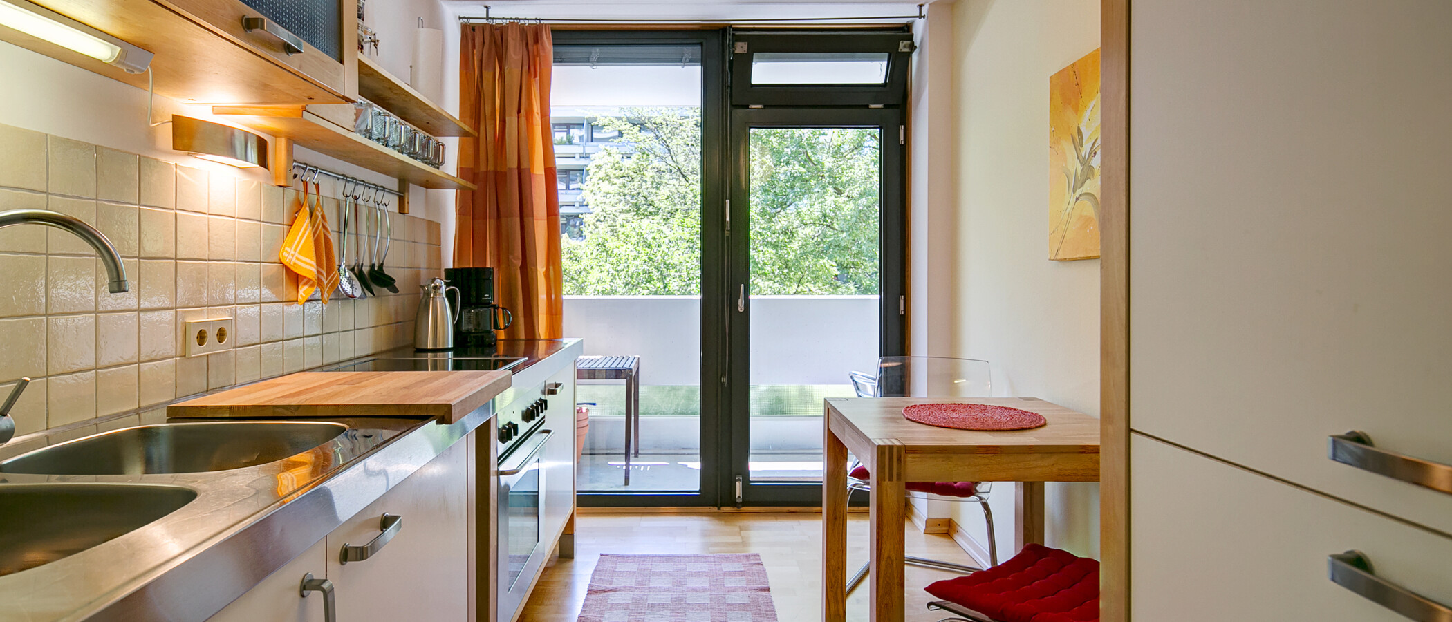квартира München Schwabing-Nord (zw. Belgrad- & Leopoldstraße) 02 кухня 1675