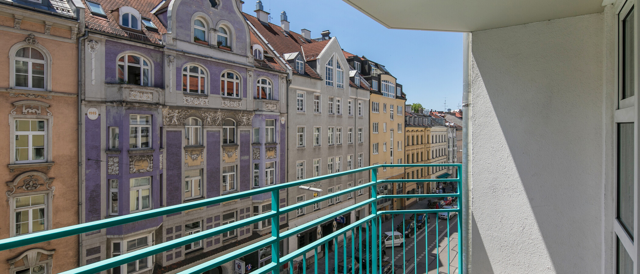 квартира München Maxvorstadt - Westen 01 балкон 1681