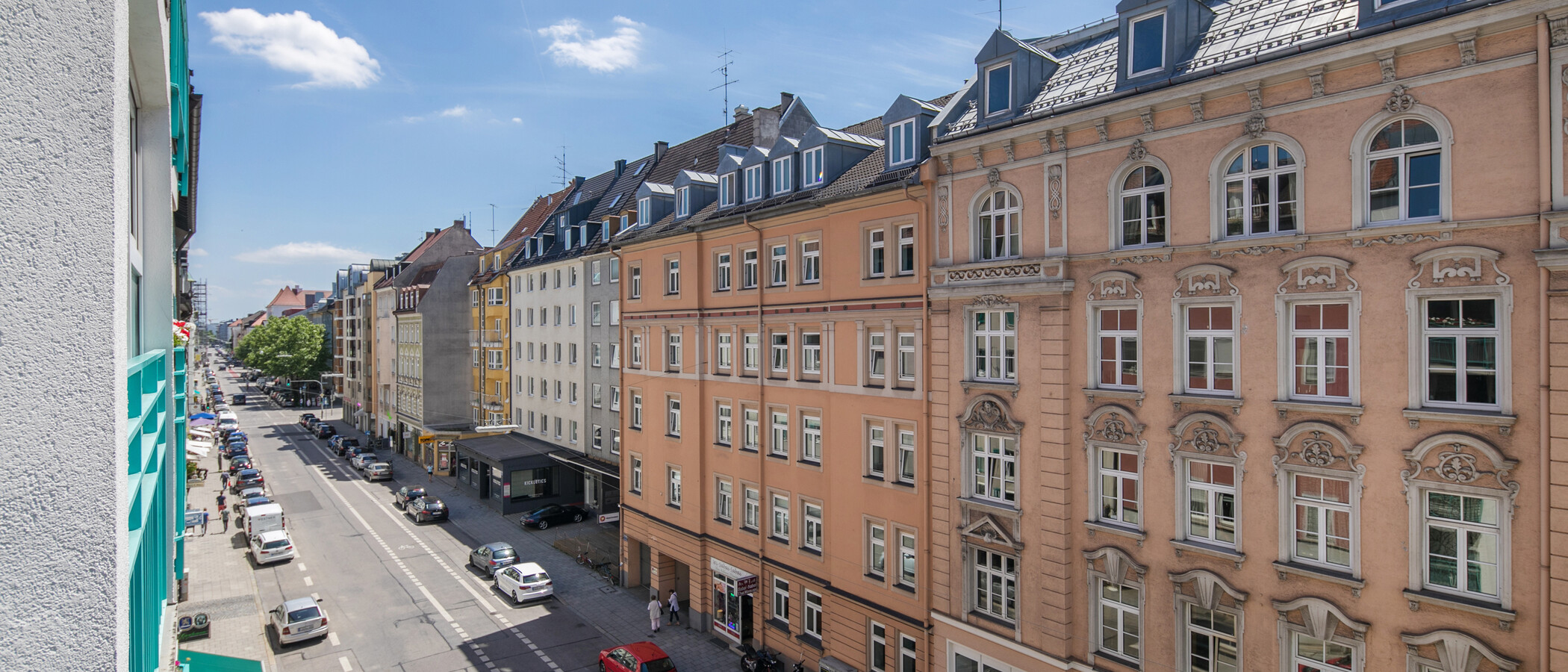 квартира München Maxvorstadt - Westen 01 вид из окна 1681